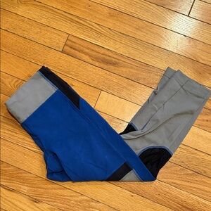 Lole Women's Blue and Gray Capri Leggings